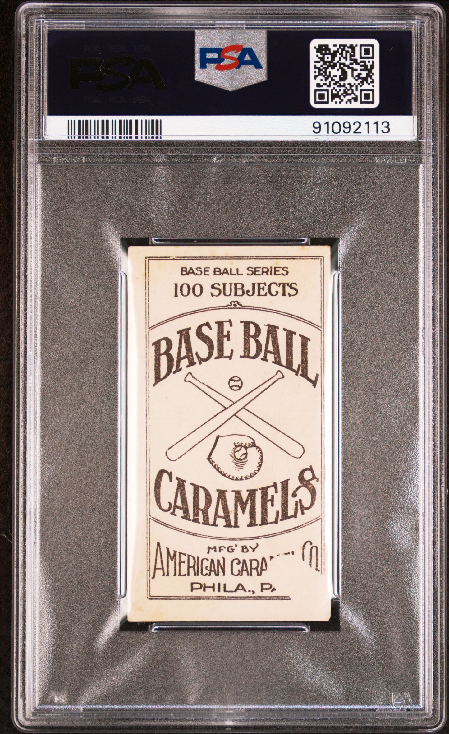 1909 E90-1 American Caramel Willie Keeler (Portrait,Pink Background) PSA 1