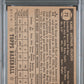 1952 Topps Karl Olson #72 Black Back PSA 7