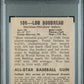 1948 Leaf Lou Boudreau #106 PSA 2