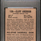 1948 Leaf Cliff Aberson #136 Full Sleeves PSA 6