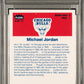 1986 Fleer Sticker Michael Jordan #8 PSA 9