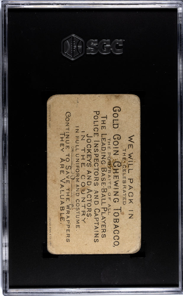 1887 Gold Coin (Buchner) (N284) Jumbo Mcginnis SGC 2