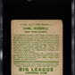 1934 Goudey Carl Hubbell #12 SGC 1