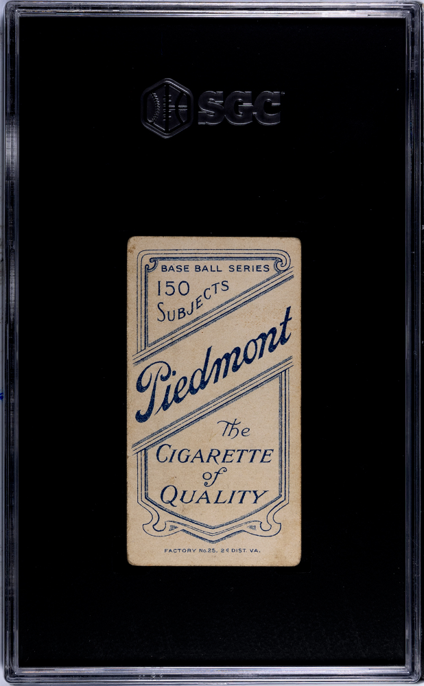 1909 Piedmont Cigarettes (T206) Mike Donlin Fielding SGC 3