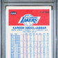 1986 Fleer Kareem Abdul-Jabbar #1 PSA 5