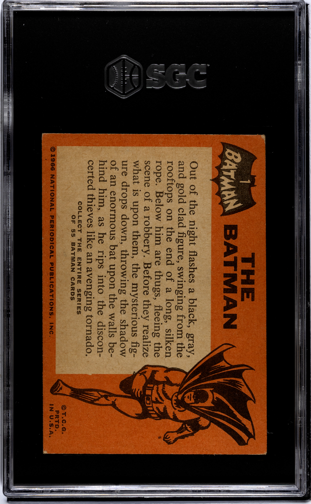 1966 Topps Batman The Batman #1 SGC 5