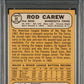 1968 Topps Rod Carew #80 All Star Rookie PSA 6 Auto 10