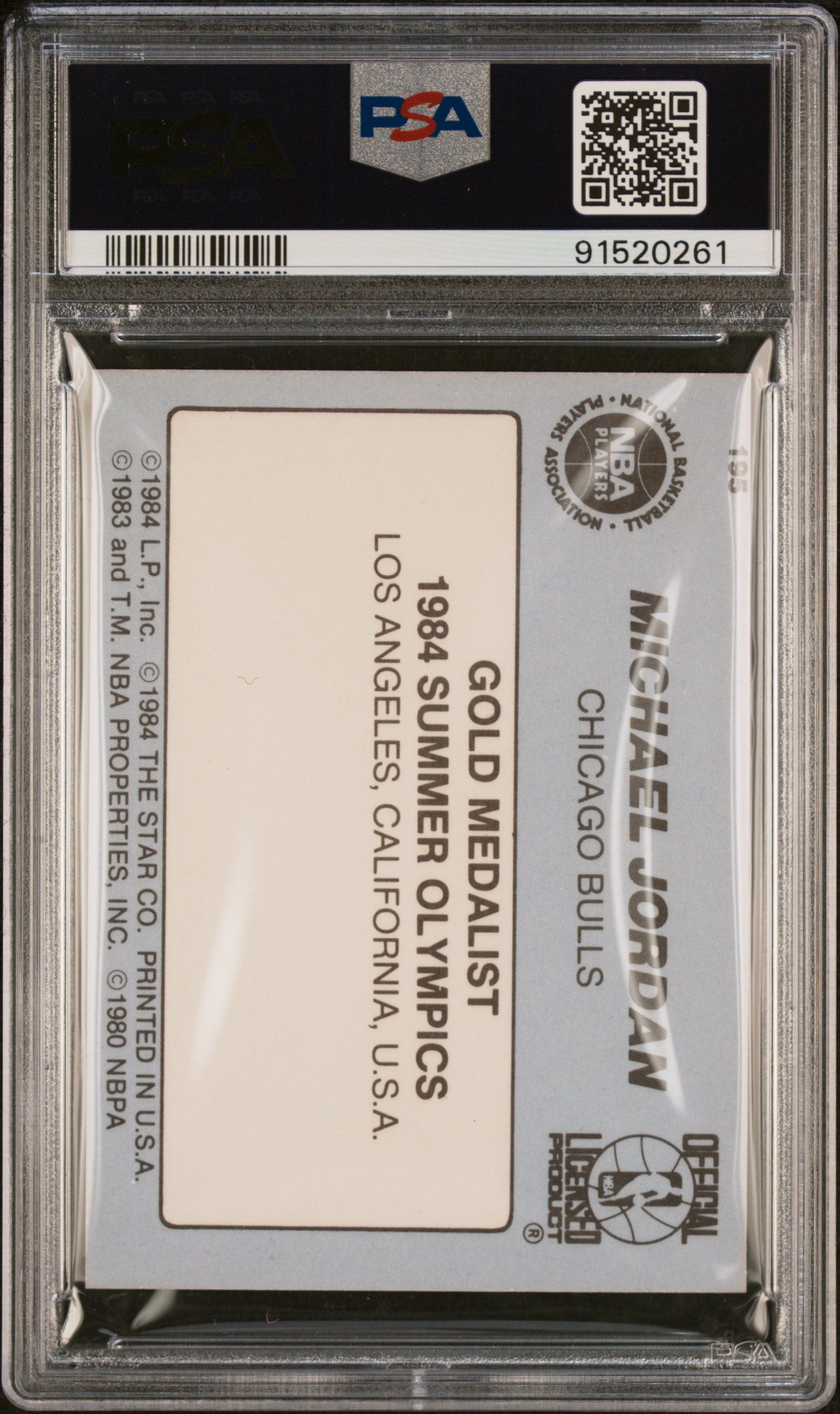 1984 Star Michael Jordan #195 PSA 5