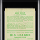 1933 Goudey Sam West #166 MBA 4