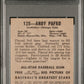 1948 Leaf Andy Pafko #125 PSA 6