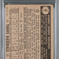 1952 Topps Bob Wellman #41 Black Back PSA 7