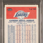1986 Fleer Kareem Abdul-Jabbar #1 PSA 8