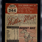1953 Topps Willie Mays #244 SGC 1.5