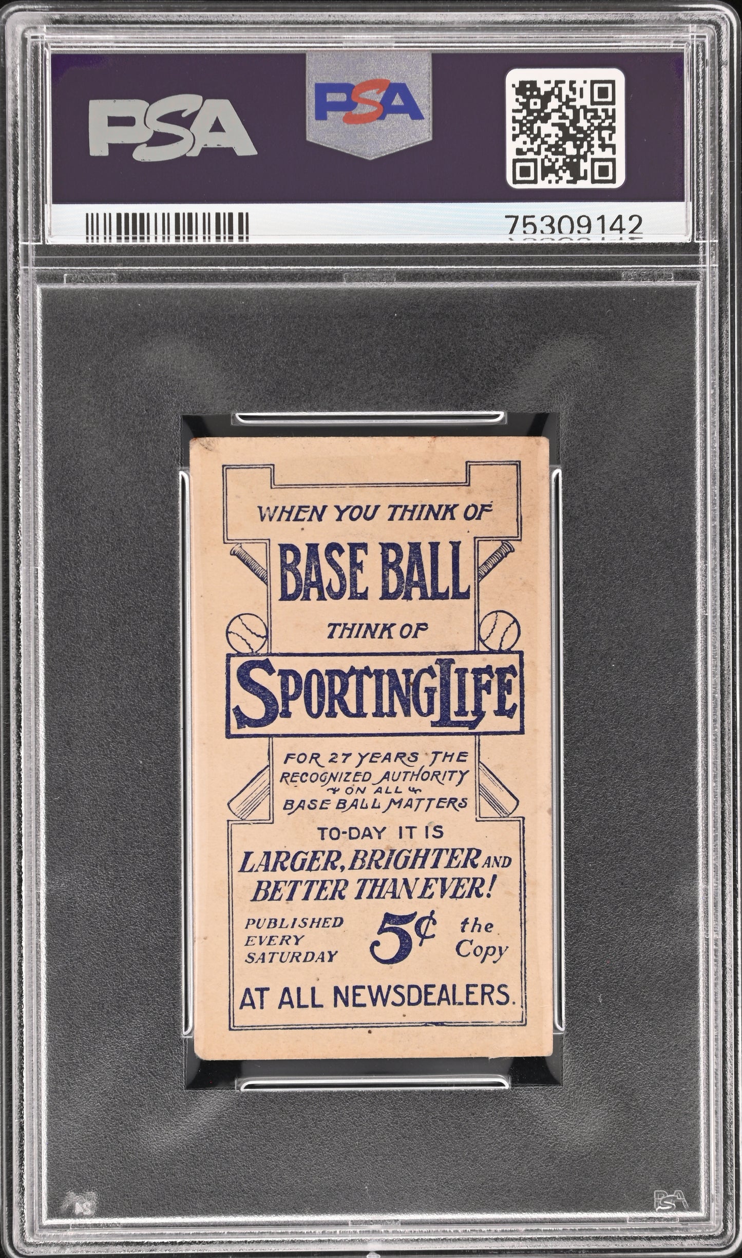 1911 M116 Sporting Life Hans Wagner Pastel Background PSA 3