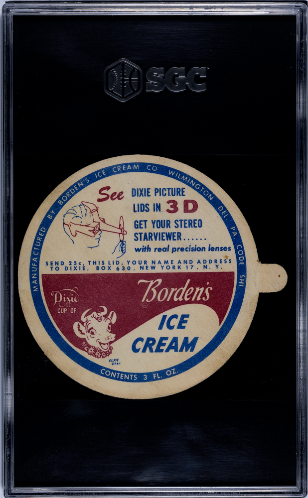 1954 Dixie Lids Al Rosen SGC 3