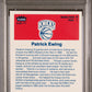 1986 Fleer Sticker Patrick Ewing #6 PSA 8