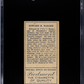 1911 Piedmont Cigarettes (T205) Edward Barger Full "B" Cap SGC 4