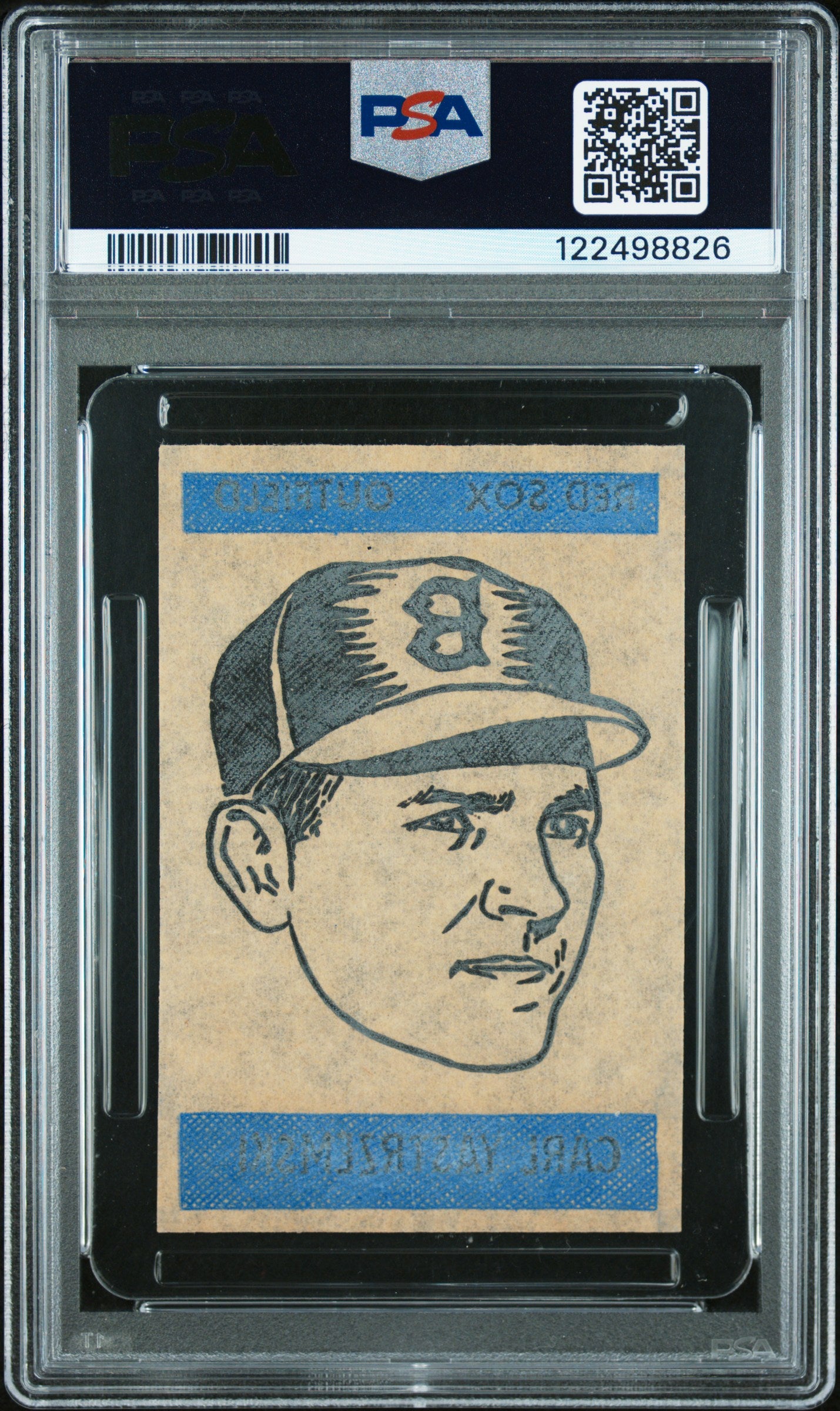 1965 Topps Transfers Carl Yastrzemski PSA 3