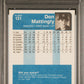 1984 Fleer Don Mattingly #131 PSA 9 Auto 10