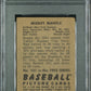 1952 Bowman Mickey Mantle #101 PSA 1