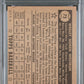 1952 Topps Wes Westrum #75 Black Back PSA 7