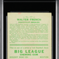 1933 Goudey Walter French #177 MBA 3