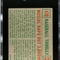 1959 Topps Musial Raps Out 3,000th Hit #470 Baseball Thrills SGC 8