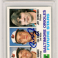 1982 Topps Orioles Future Stars #21 Orioles Future Star PSA 9 Auto 10