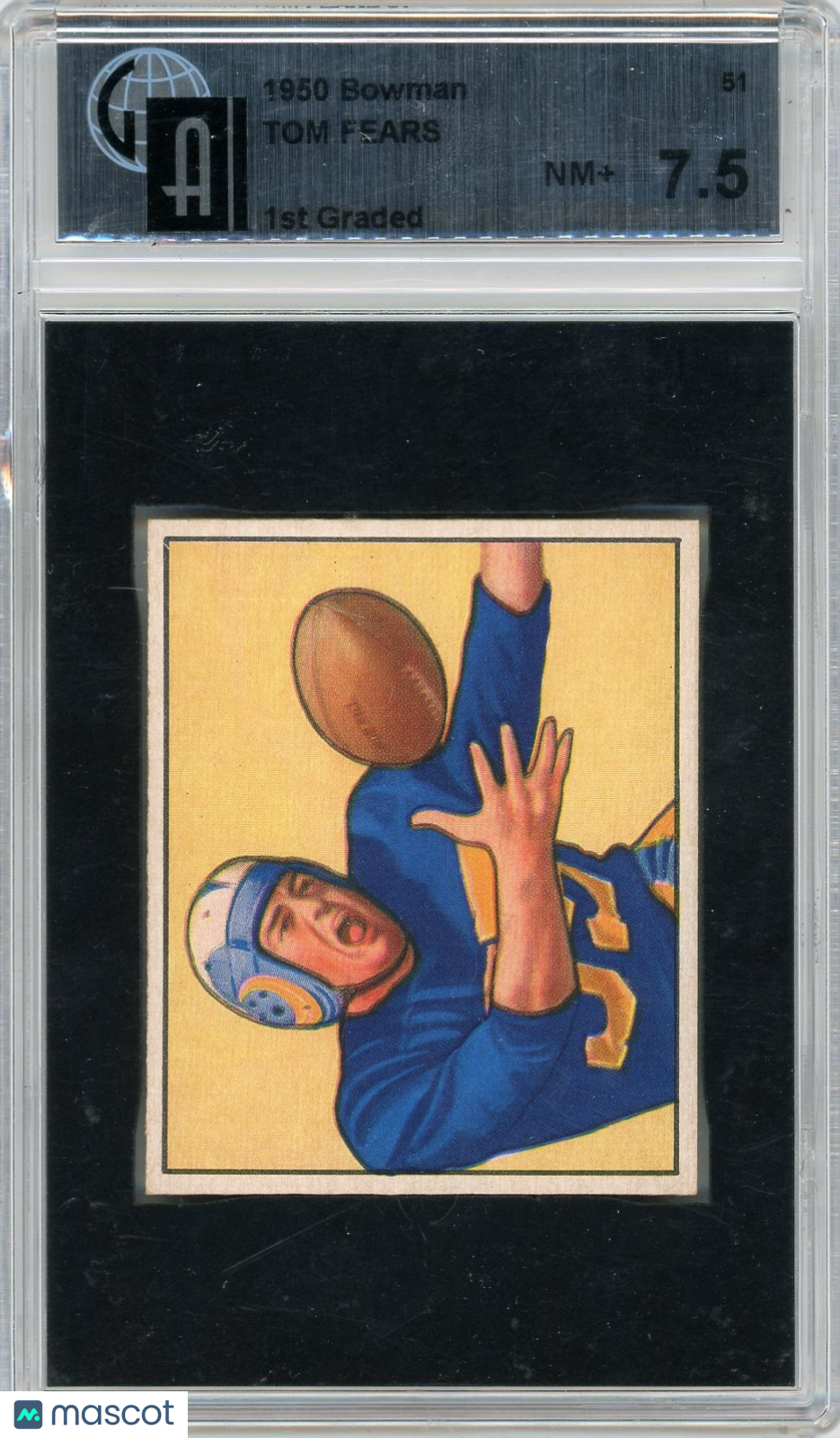 1950 Bowman Tom Fears #51 GAI 7.5
