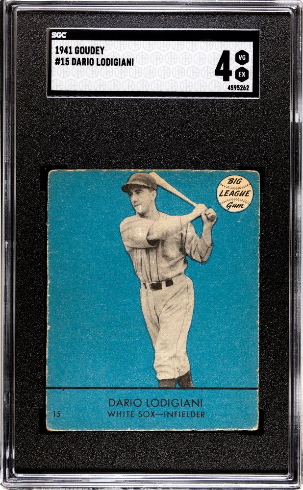 1941 GOUDEY DARIO LODIGIANI #15 SGC 4