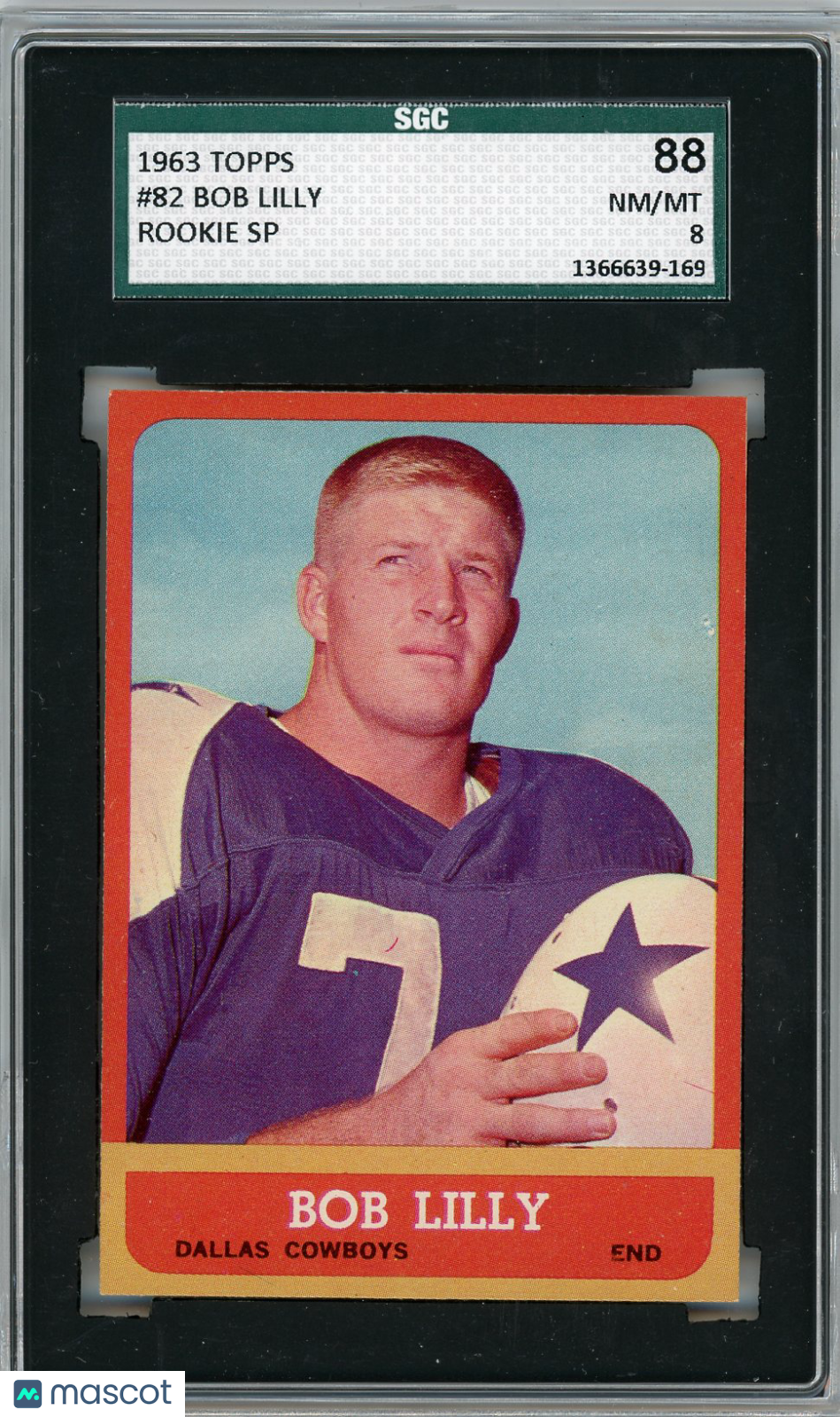 1963 Topps Bob Lilly #82 SGC 8
