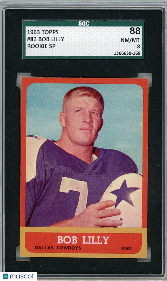 1963 Topps Bob Lilly #82 SGC 8