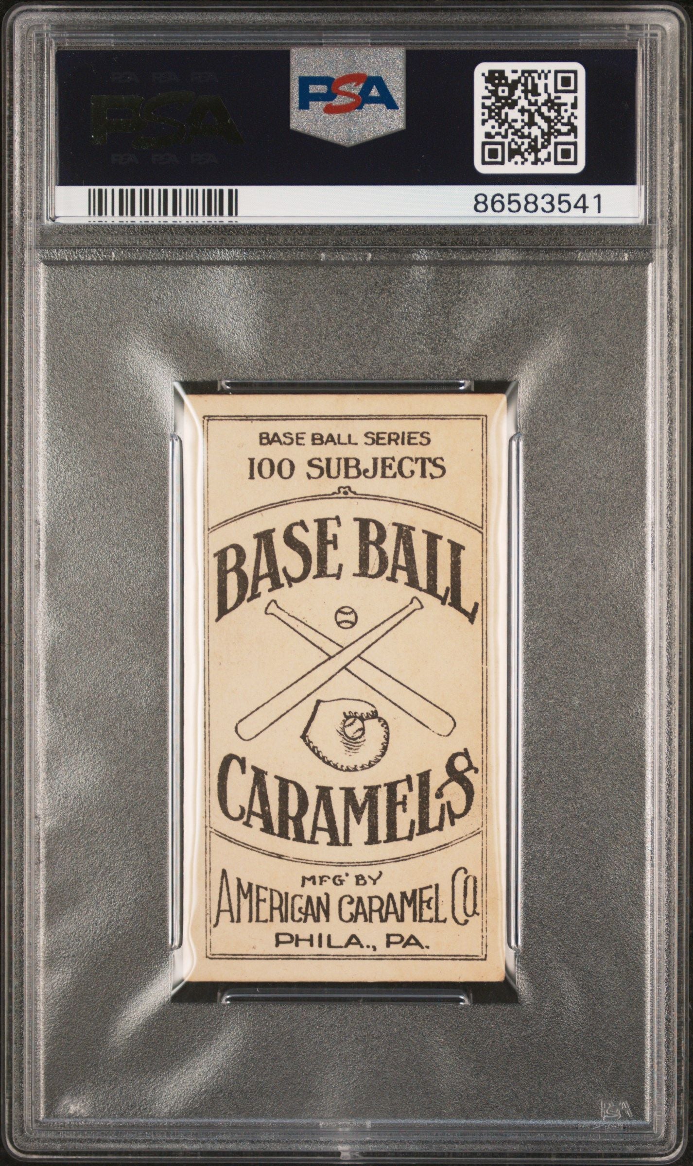 1909 JOE TINKER E90-1 AMERICAN CARAMEL PSA 4.5