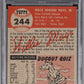 1953 TOPPS WILLIE MAYS #244 PSA 6.5