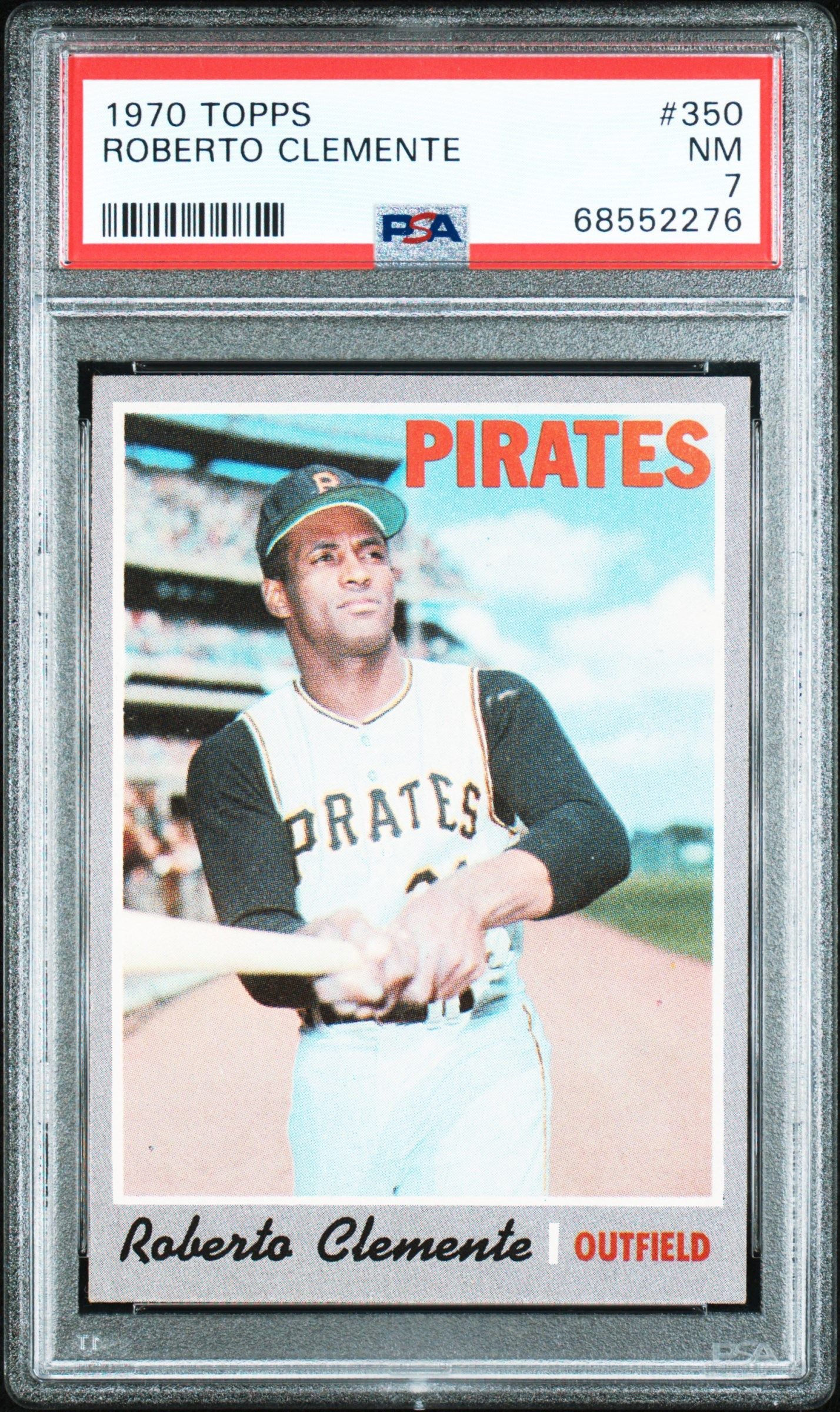 1970 TOPPS ROBERTO CLEMENTE #350 PSA 7