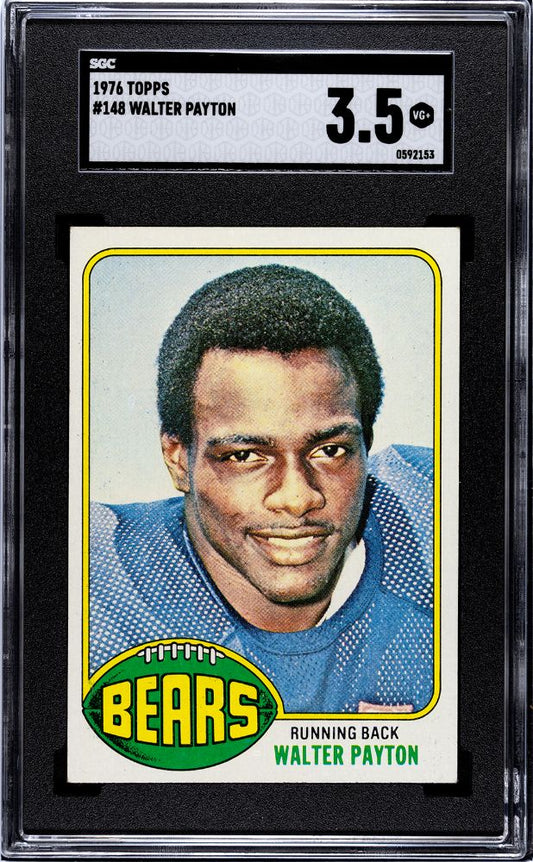 1976 TOPPS WALTER PAYTON #148 SGC 3.5