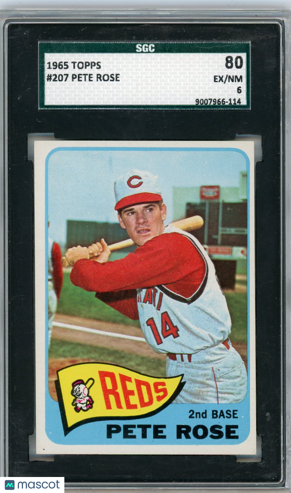 1965 Topps Pete Rose #207 SGC 6