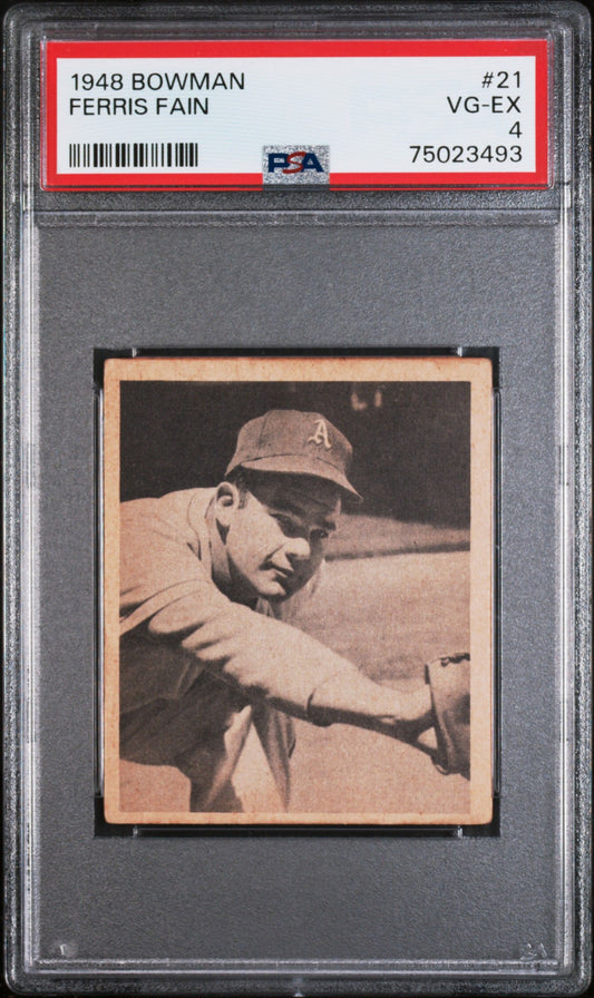 1948 BOWMAN FERRIS FAIN #21 PSA 4