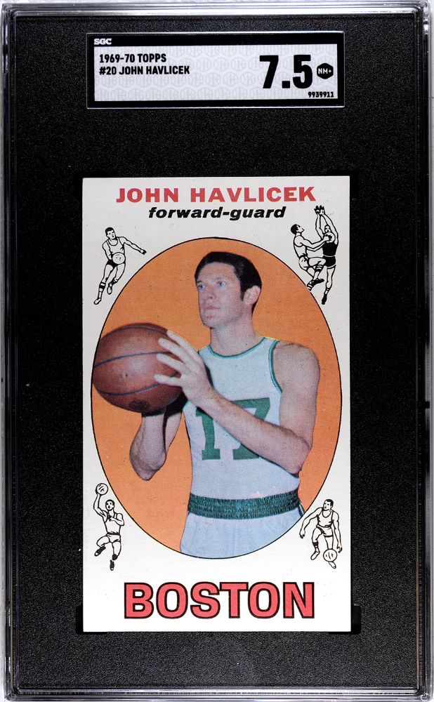 1969-70 TOPPS JOHN HAVLICEK #20 SGC 7.5