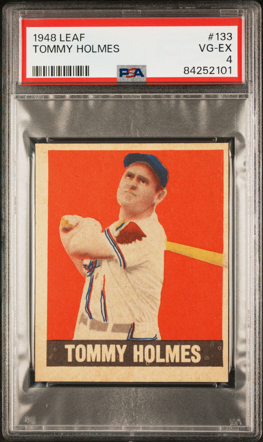 1948 LEAF TOMMY HOLMES #133 PSA 4