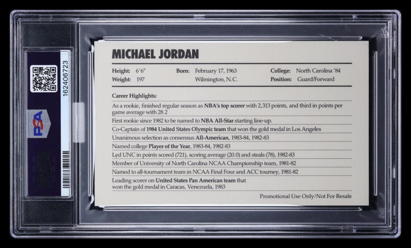 1985 Nike Michael Jordan Promo MBA 7.5 MBA Gold