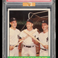 1963 Topps Bombers' Best #173 Tresh Mantle Richardson PSA 8 MBA Bronze