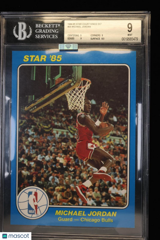 1984 Star Court Kings 5x7 Michael Jordan #26 BGS 9