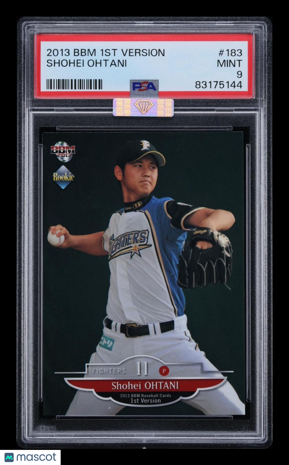 2013 BBM 1st Version Shohei Ohtani #183 PSA 9