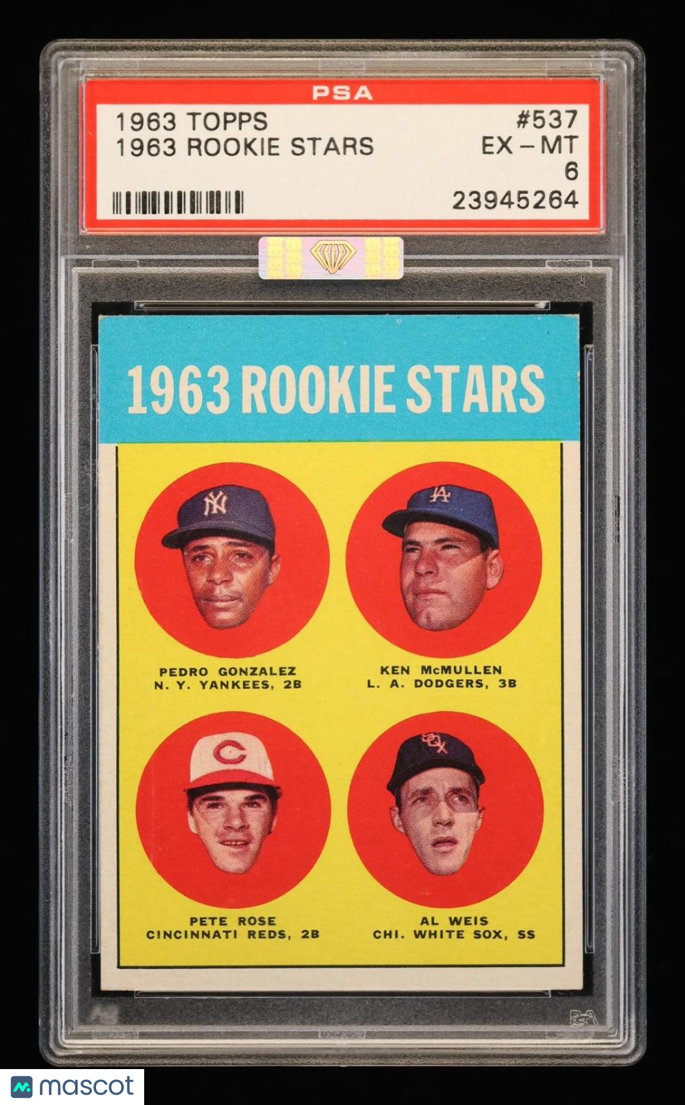 1963 Topps 1963 Rookie Stars #537 PSA 6