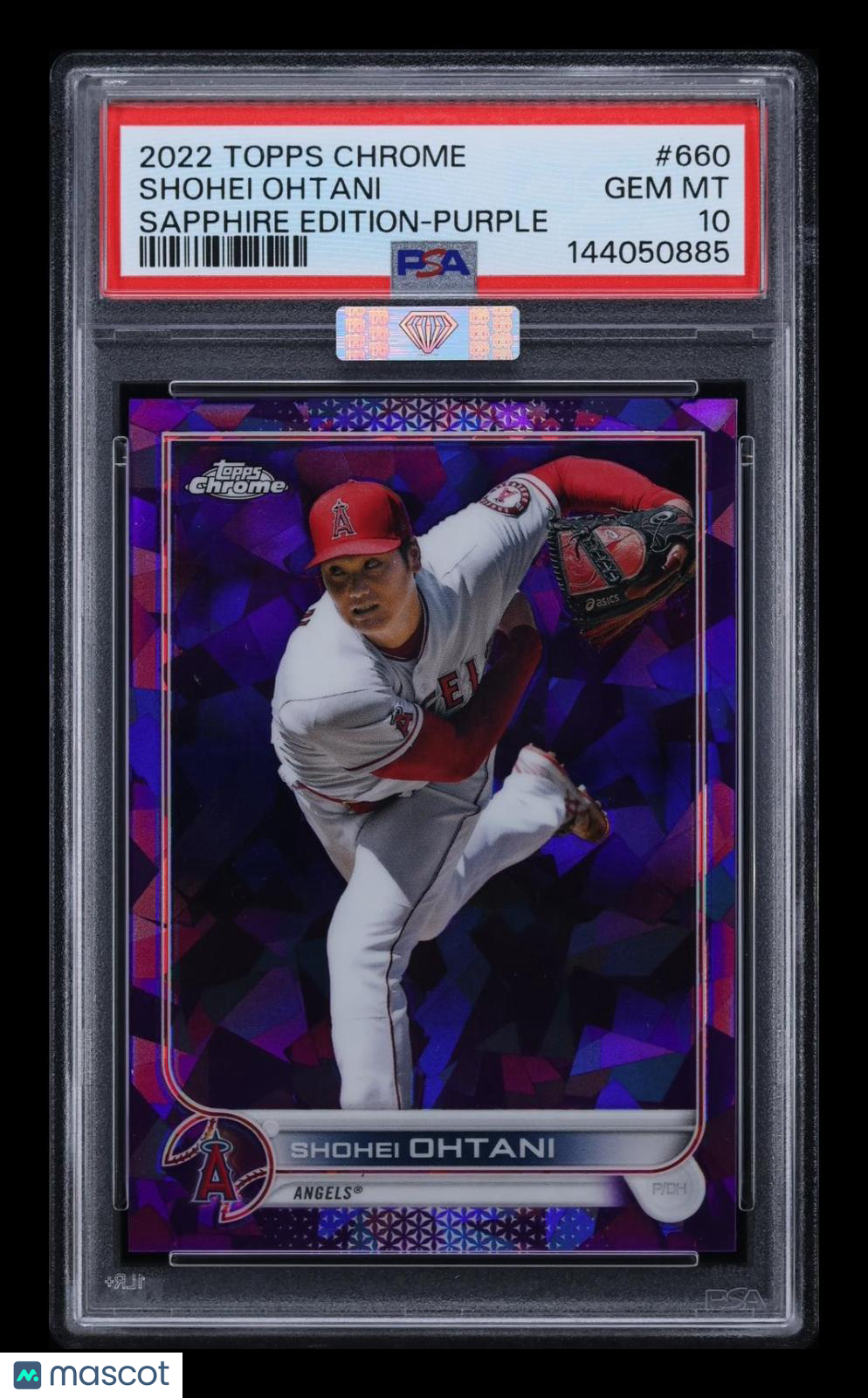 2022 Topps Chrome Sapphire Edition Shohei Ohtani #660 Purple PSA 10