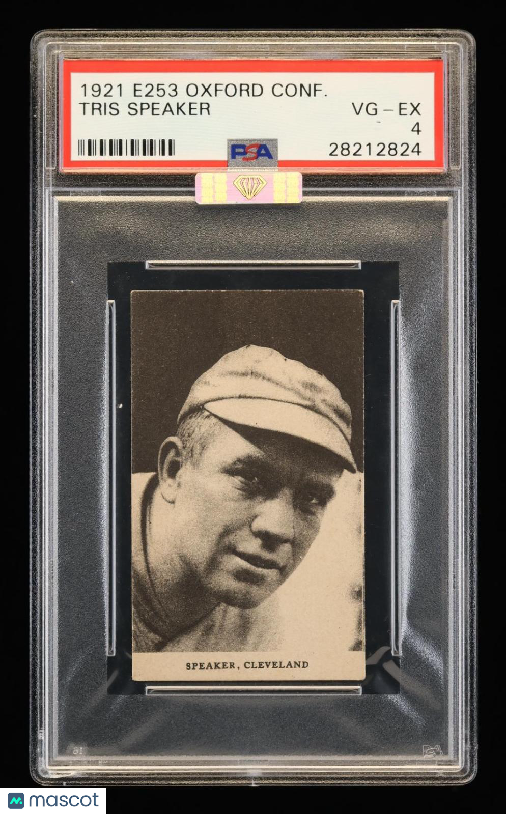 1921 E253 Oxford Confectionery Tris Speaker PSA 4