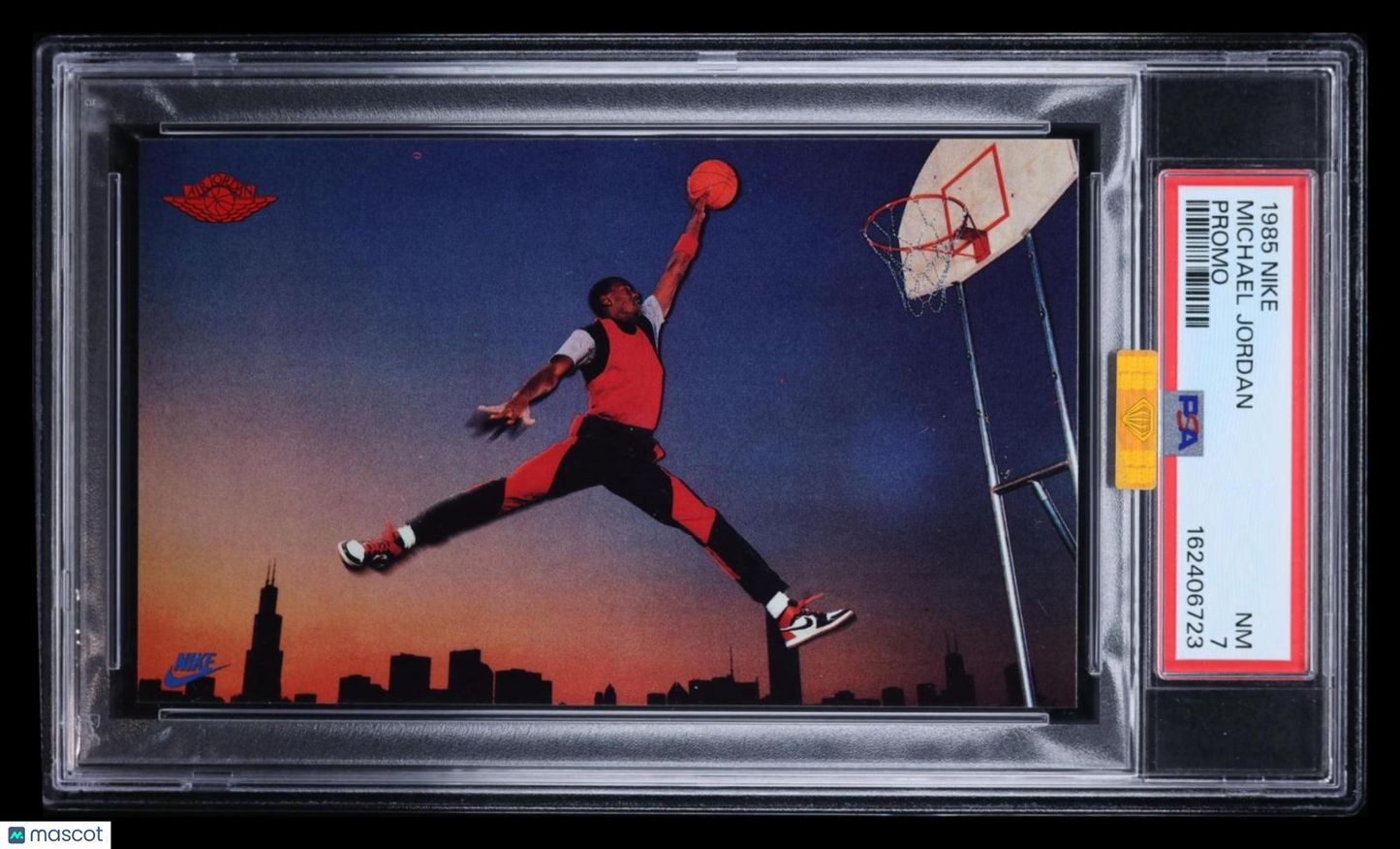 1985 Nike Michael Jordan Promo MBA 7.5 MBA Gold