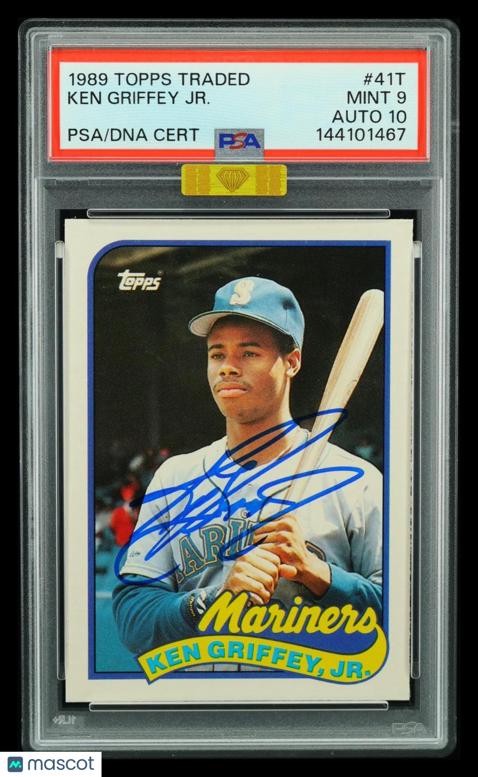 1989 Topps Traded Ken Griffey JR. #41T PSA 9