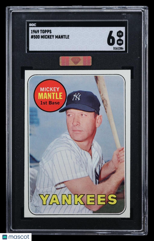1969 Topps Mickey Mantle #500 SGC 6 MBA Bronze